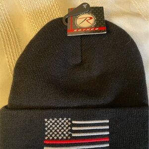 Thin Red Line, USA Flag, Cap